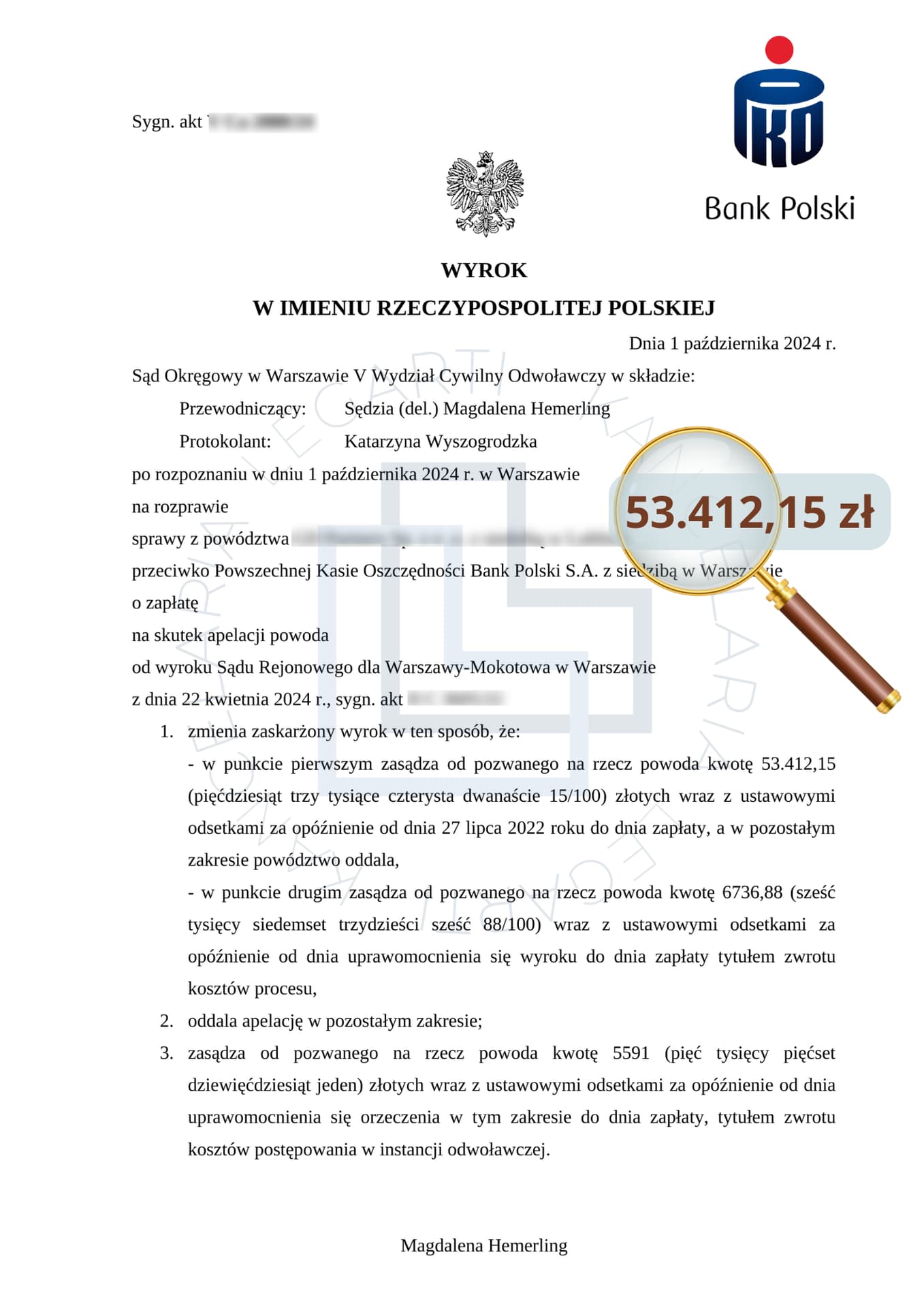 Skan prawomocnego wyroku — 53 312,15 zł